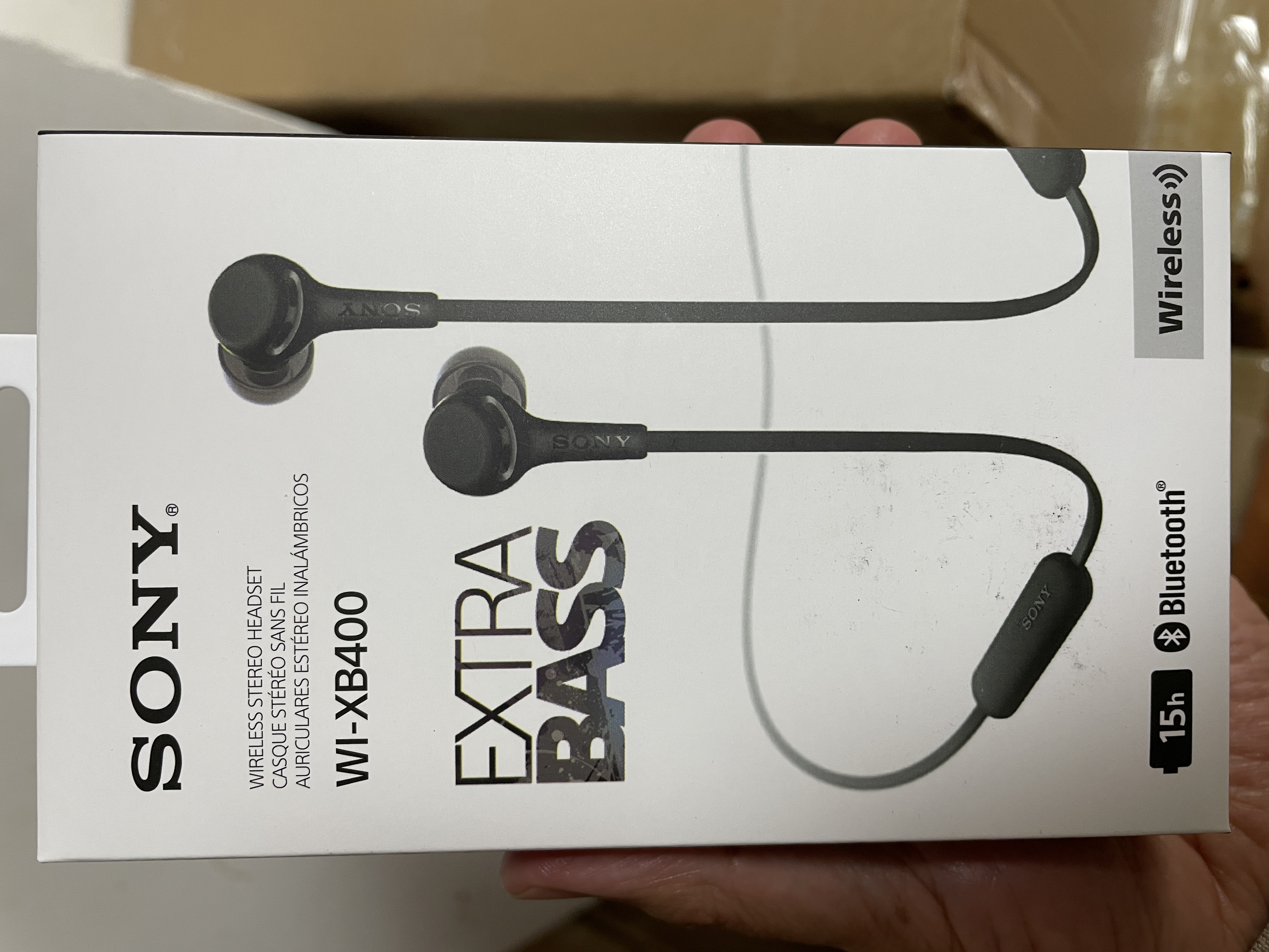 SONY WI-XB400 Extra Bass Bluetooth Wireless Stereo W/MIC Earphones